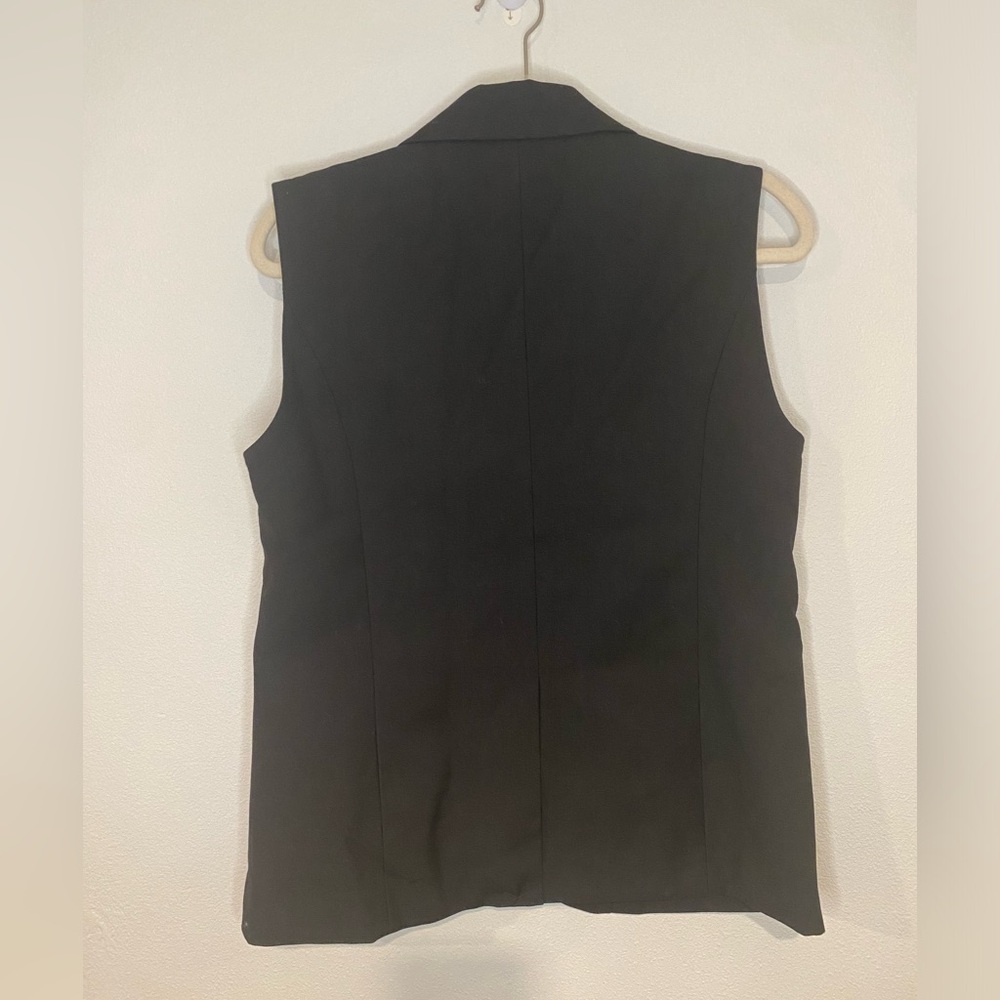 Mina Self Black Blazer Vest Women’s Size S - Picture 2 of 6